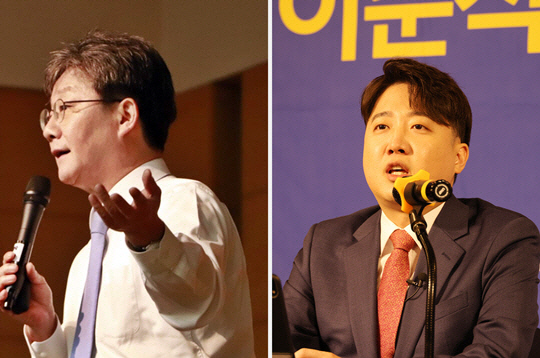 왼쪽부터 국민의힘 유승민 전 4선 의원, 이준석 전 당대표.<유승민 전 국회의원 페이스북, 연합뉴스 사진 갈무리>
